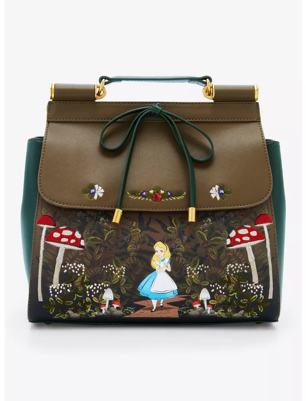 Disney Handbag Alice in Wonderland Mushrooms Loungefly