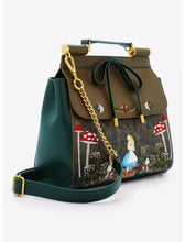 Load image into Gallery viewer, Disney Handbag Alice in Wonderland Mushrooms Loungefly
