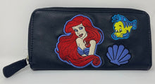 Load image into Gallery viewer, Disney Wallet Ariel and Flounder Embroidered Loungefly
