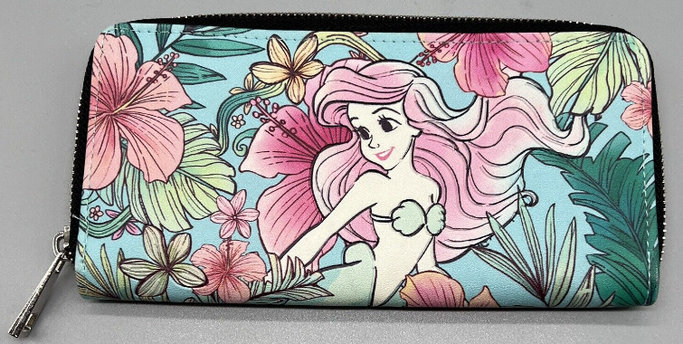 Disney Wallet Ariel Floral The Little Mermaid