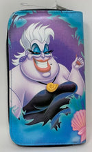 Load image into Gallery viewer, Disney Wallet The Little Mermaid Ariel and Ursula Portraits
