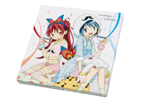 Madoka Magica Canvas Print Sayaka & Kyoko Ichiban Kuji V Premium B Prize Banpresto