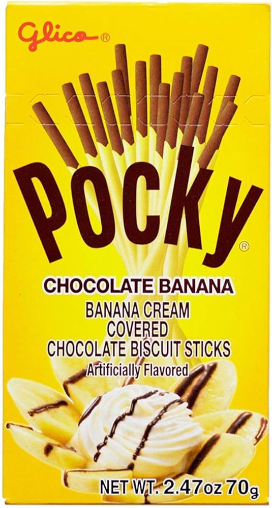 Pocky Chocolate Banana Glico 2.47oz