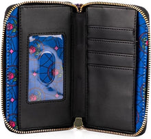 Load image into Gallery viewer, Disney Wallet Beauty and the Beast Stained Glass Loungefly
