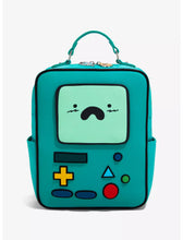 Load image into Gallery viewer, Adventure Time Mini Backpack BMO Figural with Interchangeable Face Plates
