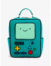 Load image into Gallery viewer, Adventure Time Mini Backpack BMO Figural with Interchangeable Face Plates
