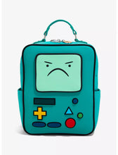 Load image into Gallery viewer, Adventure Time Mini Backpack BMO Figural with Interchangeable Face Plates
