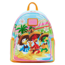 Load image into Gallery viewer, Disney Mini Backpack Three Caballeros Beach Scene Loungefly
