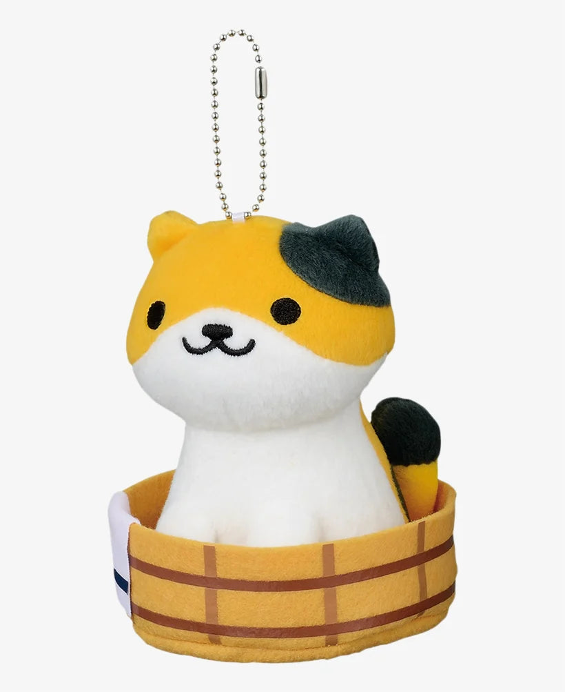 Neko Atsume Plush Keychain Callie In Bath Banpresto [Clearance Case]