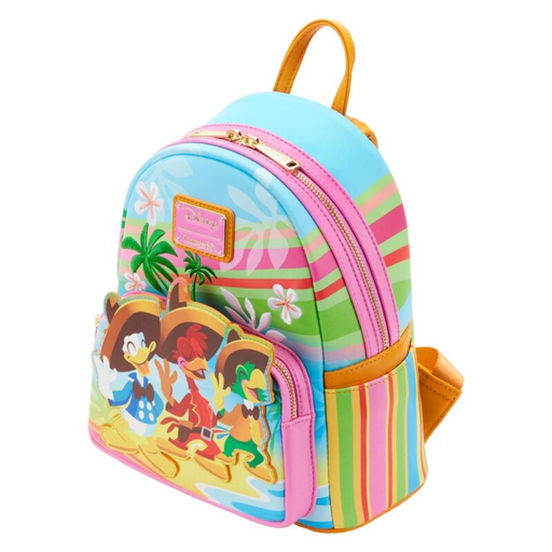 Disney Loungefly three Caballleros buy Beach Mini backpack