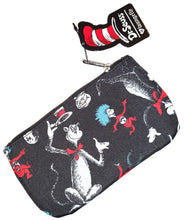 Load image into Gallery viewer, Dr Seuss Zipper Pouch The Cat in the Hat Loungefly
