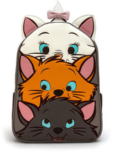 Load image into Gallery viewer, Disney Mini Backpack Wallet Set Aristocats Stack Loungefly
