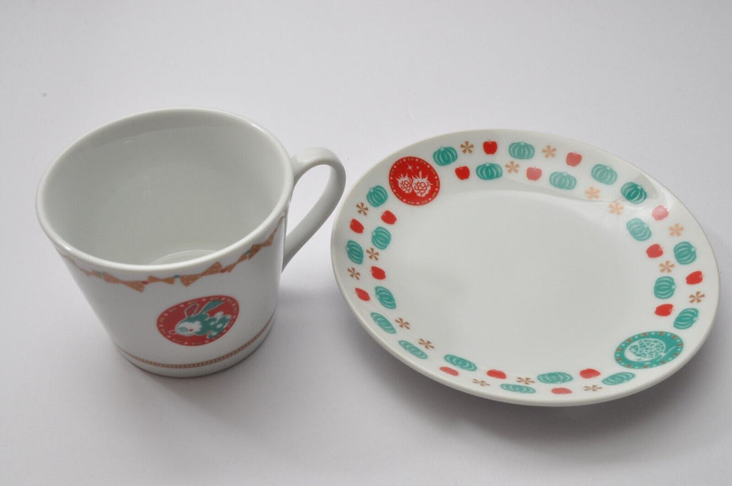 Madoka Magica Teacup & Saucer Set Charlotte Magiccraft Ichiban Kuji G Prize Banpresto