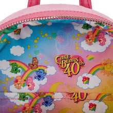 Load image into Gallery viewer, Care Bears Plush Mini Backpack 40th Anniversary Cheer Bear Cosplay Loungefly
