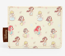 Load image into Gallery viewer, Disney Cardholder Princess Chibi AOP Loungefly
