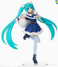 Load image into Gallery viewer, Piapro Figure Hatsune Miku Christmas 2020 Blue Ver. Super Premium SEGA
