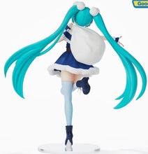 Load image into Gallery viewer, Piapro Figure Hatsune Miku Christmas 2020 Blue Ver. Super Premium SEGA
