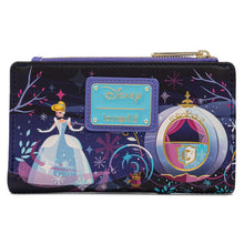 Load image into Gallery viewer, Disney Mini Backpack Wallet Set Cinderella Castle Series Loungefly
