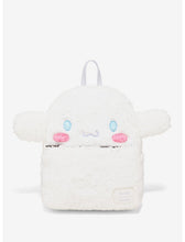 Load image into Gallery viewer, Sanrio Mini Backpack Fuzzy Cinnamoroll Loungefly
