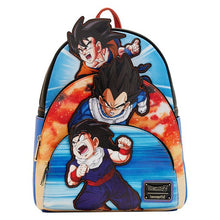 Load image into Gallery viewer, Dragon Ball Z Mini Backpack Triple Pocket Loungefly
