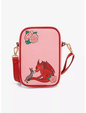 Load image into Gallery viewer, DreamWorks Crossbody Shrek Donkey &amp; Dragon Floral Loungefly
