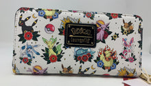 Load image into Gallery viewer, Pokemon Eeveeloutions Tattoo Zip Around Wallet Loungefly
