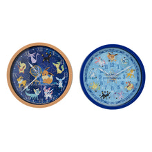 Load image into Gallery viewer, Pokemon Wall Clock EIEVUI &amp; Starlight Night Eevee and Evolutions SEGA
