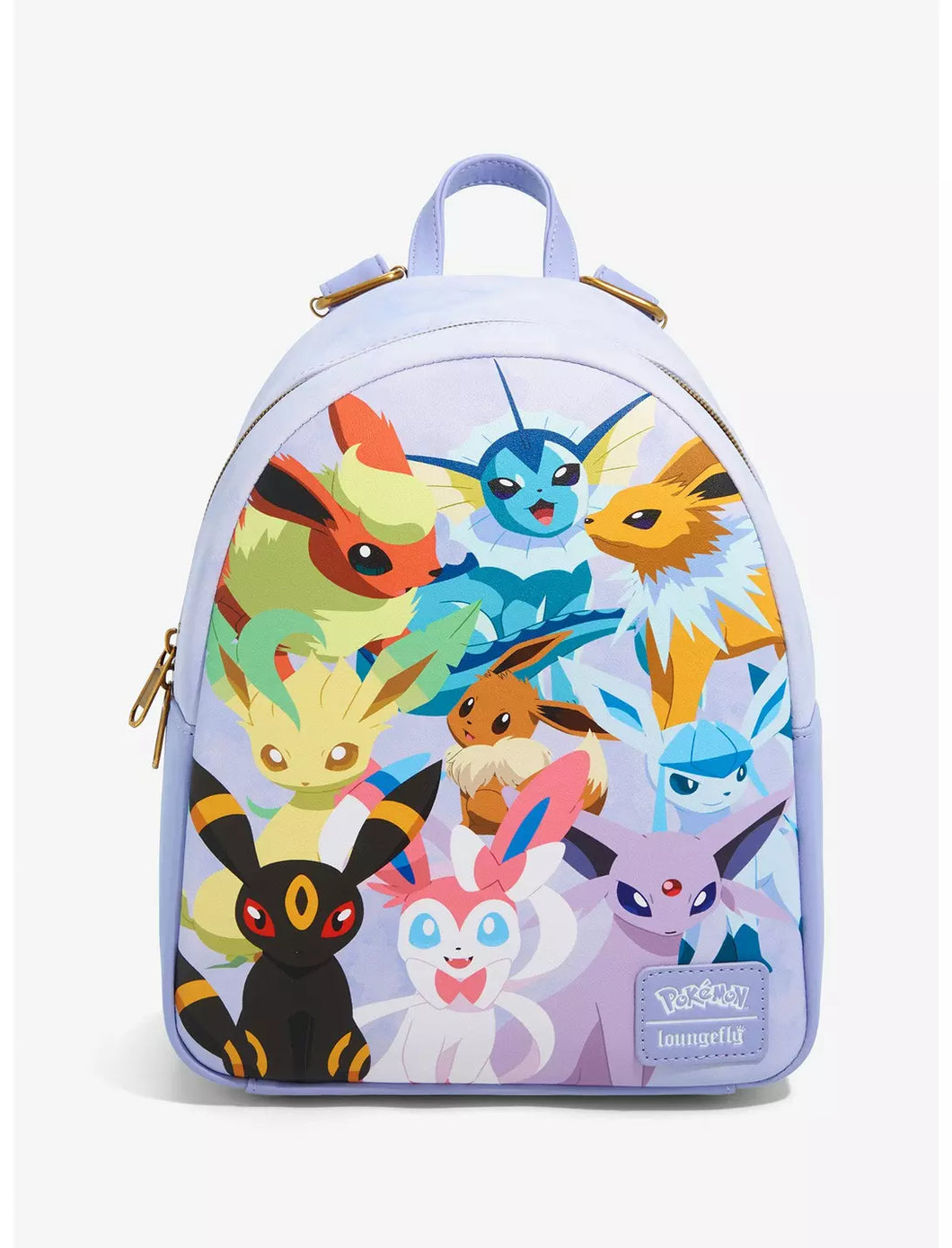 Pokemon Mini Backpack Eevee Evolutions Purple Loungefly