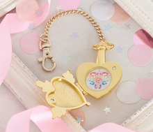 Load image into Gallery viewer, Sailor Moon Pocket Watch Crisis Moon Compact Let&#39;s Party Ichiban Kuji LAST Prize Bandai
