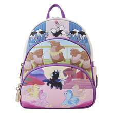 Load image into Gallery viewer, Disney Mini Backpack Fantasia Scenes Triple Pocket Loungefly
