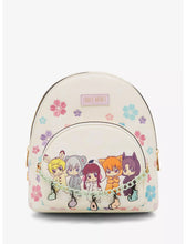 Load image into Gallery viewer, Fruits Basket Mini Backpack Floral Charms Chibi Characters Bioworld
