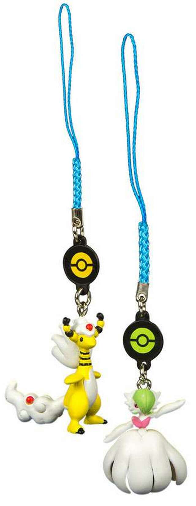 Pokemon Keychain Danglers Set Mega Gardevoir Mega Ampharos TOMY