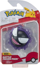 Load image into Gallery viewer, Pokemon Battle Figure Pack Battle Ready Gastly Jazwares
