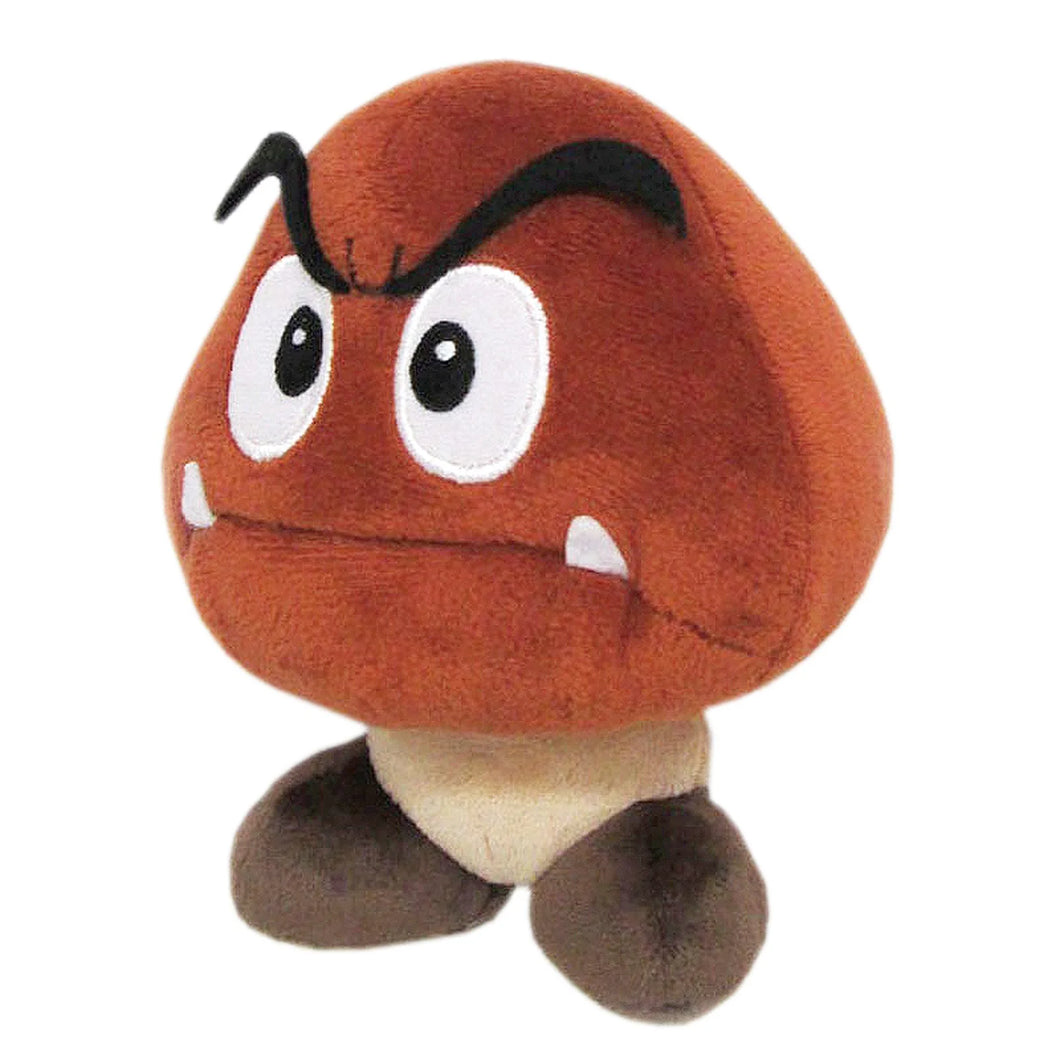 Super Mario Plush Goomba 5in All Star Collection Little Buddy