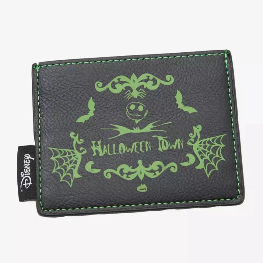 Disney Cardholder Halloween Town The Nightmare Before Christmas Black & Green Loungefly