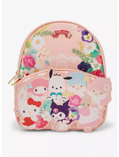 Load image into Gallery viewer, Hello Kitty &amp; Friends Floral Mini Backpack Sanrio
