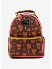 Load image into Gallery viewer, Sanrio Mini Backpack, Crossbody, &amp; Wallet Set Hello Kitty Pumpkin Spice Loungefly
