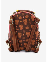 Load image into Gallery viewer, Sanrio Mini Backpack, Crossbody, &amp; Wallet Set Hello Kitty Pumpkin Spice Loungefly
