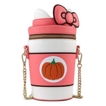 Load image into Gallery viewer, Sanrio Mini Backpack, Crossbody, &amp; Wallet Set Hello Kitty Pumpkin Spice Loungefly
