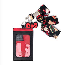 Load image into Gallery viewer, Sanrio Lanyard Pass Case Hello Kitty Snacks Loungefly
