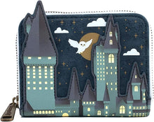 Load image into Gallery viewer, Harry Potter Mini Backpack Wallet Set Hogwarts Castle Loungefly
