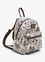 Load image into Gallery viewer, Harry Potter Mini Backpack Hogwarts Map AOP Loungefly
