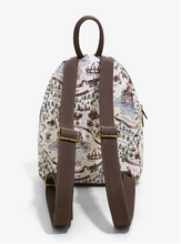 Load image into Gallery viewer, Harry Potter Mini Backpack Hogwarts Map AOP Loungefly
