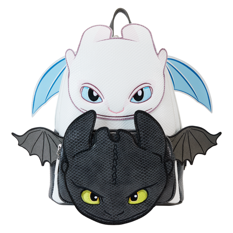 DreamWorks Mini Backpack How to Train Your Dragon Light Fury & Toothless Cosplay Loungefly