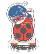 Load image into Gallery viewer, Miraculous Ladybug Acrylic Keychain Stand Hug Meets Blind Box Bandai
