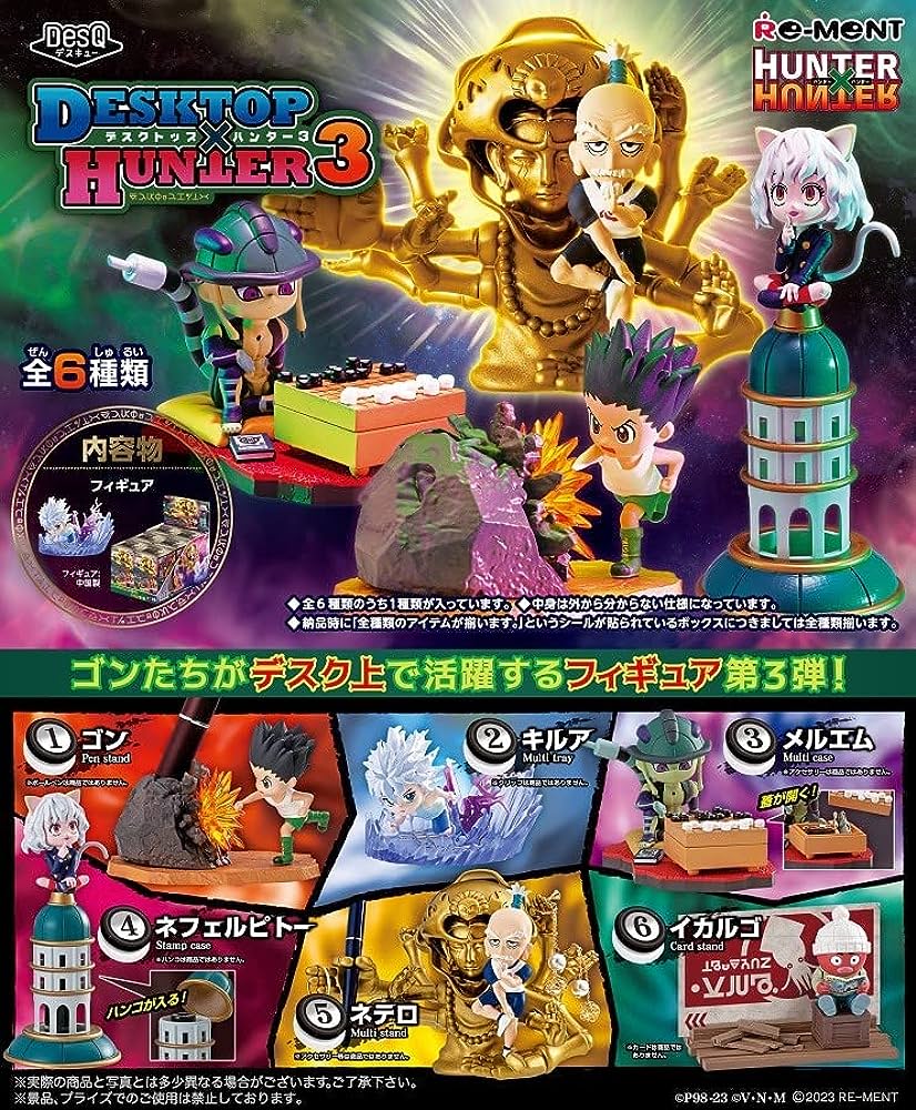 Hunter X Hunter Blind Box Desktop 3 Re-Ment