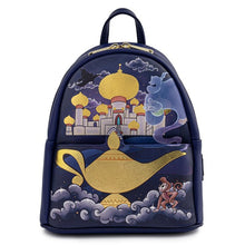Load image into Gallery viewer, Disney Mini Backpack Aladdin Jasmine Castle Loungefly
