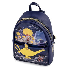 Load image into Gallery viewer, Disney Mini Backpack Aladdin Jasmine Castle Loungefly
