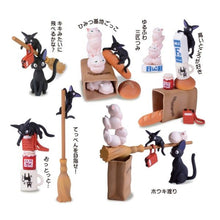 Load image into Gallery viewer, Studio Ghibli Stacking Figure Jiji and Lily from Kiki&#39;s Delivery Service Ensky Co.
