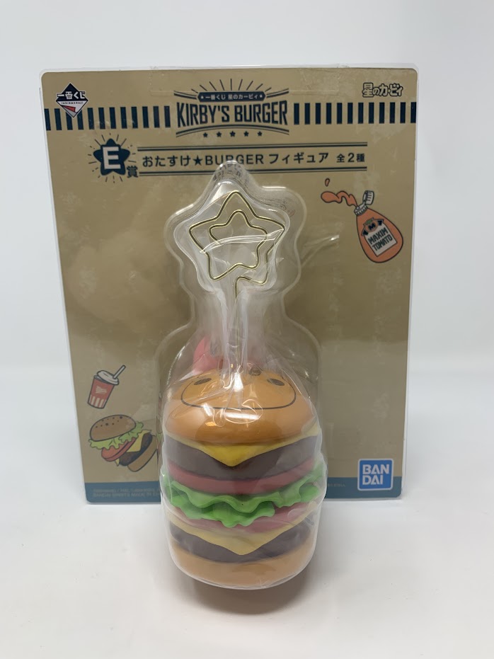 Kirby's Burger Memo Clip Stand Bandai